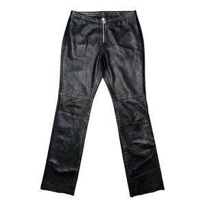 💙💖 Vintage Hugo Buscati Black Leather Pants